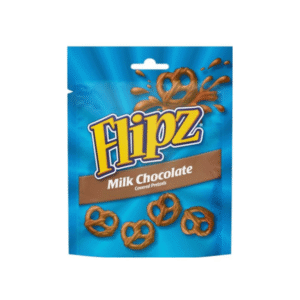 FLIPZ MILK CHOCOLATE COATED PRETZELS BAG 90 G