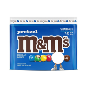 M&M PRETZEL SHARING SIZE BAG 209.8 GR