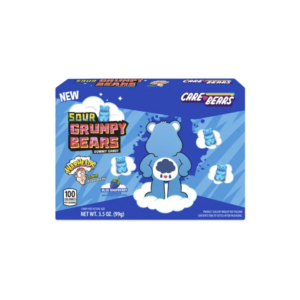 WARHEADS SOUR GRUMPY BEARS BLUE RASPBERRY BOX 99G