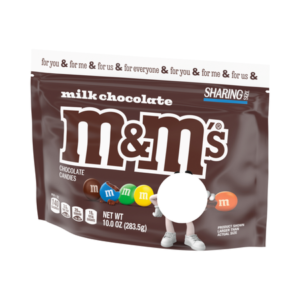 M&M MILK CHOCOLATE SHARING SIZE BAG 283.5 GR