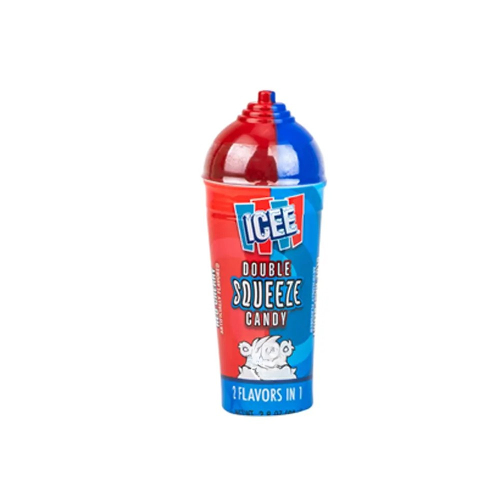 ICEE DOUBLE SQUEEZE CANDY RED-BLUE 80GR