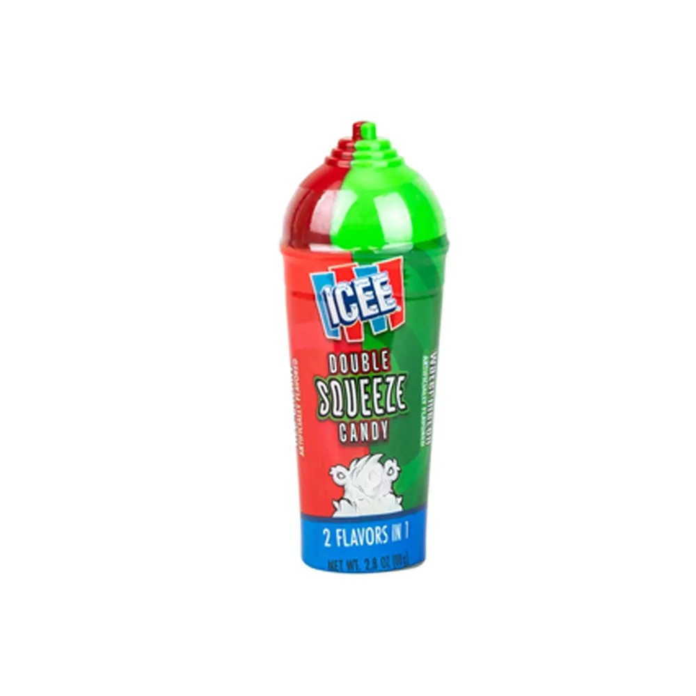 ICEE DOUBLE SQUEEZE CANDY RED-WATER 80GR
