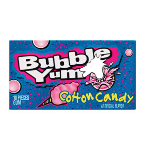 BUBBLE YUM COTTON CANDY 10 PIECES