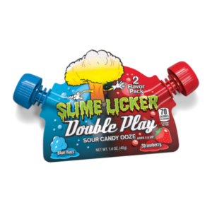 TOXIC SLIME LICKER  DOUBLE PLAY SOUR CANDY OOZE 40 G
