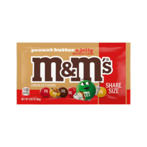 M&M PEANUT BUTTER & JELLY BAG 80 GR