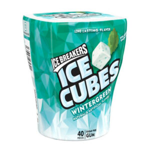 ICE BREAKERS  ICE CUBES WINTERGREEN SUGAR FREE 40 PIECES