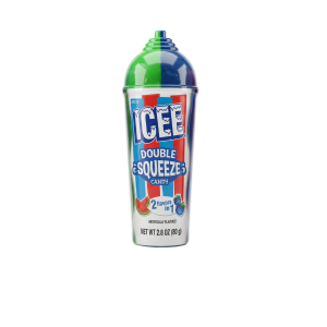 ICEE DOUBLE SQUEEZE WATERMELON- BLUE RASPBERRY CANDY 80G
