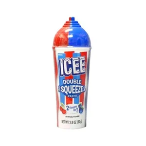ICEE DOUBLE SQUEEZE CHERRY- BLUE RASPBERRY   CANDY  80G