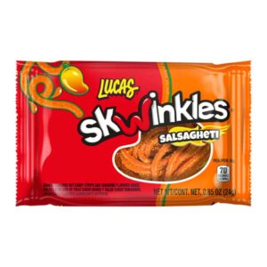 LUCAS SKWINKLES SALSAGHETI PICANTE MANGO 24G