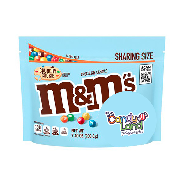 M&M CRUNCHY COOKIE SHARING SIZE BAG 209.8G