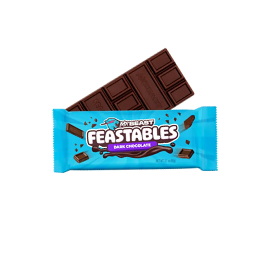 MR. BEAST FEASTABLES DARK CHOCOLATE SEA SALT BAR 60GR