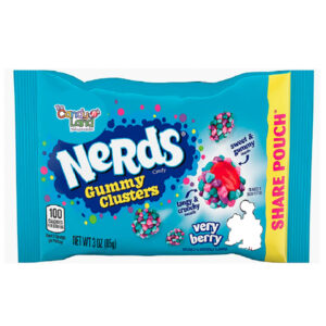 NERDS GUMMY CLUSTERS VERY BERRY BAG 85G
