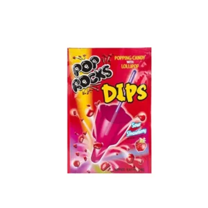 POP ROCKS DIPS SOUR STRAWBERRY 18 GR