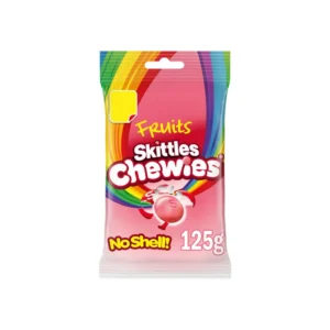 SKITTLES CHEWIES NO SHELL BAG 125 GR