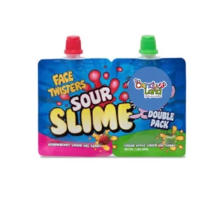 SOUR SLIME STRAWBERRY, GREEN APPLE  LIQUID GEL CANDY 40G