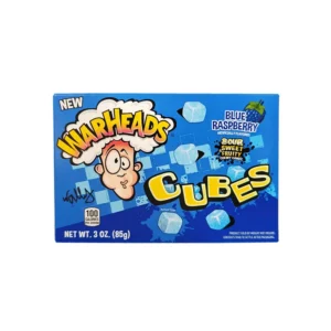 WARHEADS CUBES BLUE RASPBERRY BOX 85G