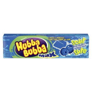 HUBBA BUBBA MAX SOUR BLUE RASPBERRY 5 PIECES