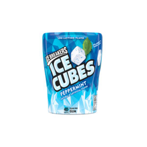 ICE BREAKERS ICE CUBES PEPPERMINT SUGAR FREE GUM 40 PIECES