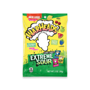 WARHEADS EXTREME SOUR BAG 56G