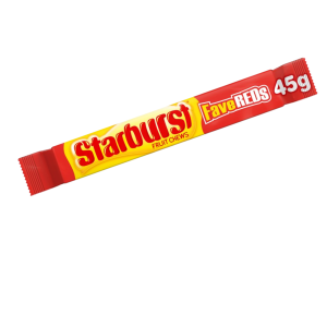 STARBURST FAVE REDS FRUIT CHEWS 45g