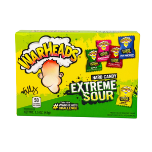 WARHEADS EXTREME SOUR BOX 43G
